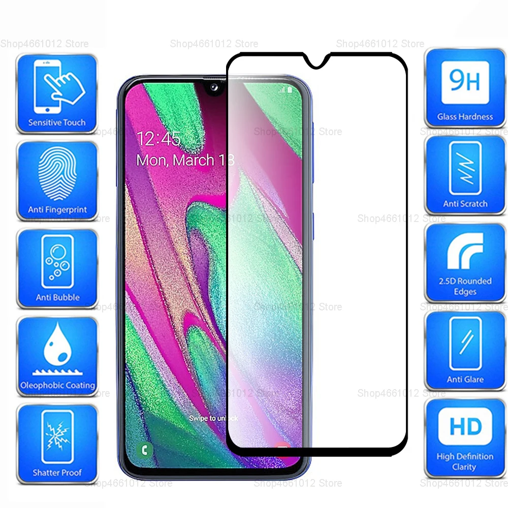 Защитное стекло закаленное для Samsung Galaxy A40/A50/A30/A70/A 50/70/40|Защитные стёкла и плёнки| |