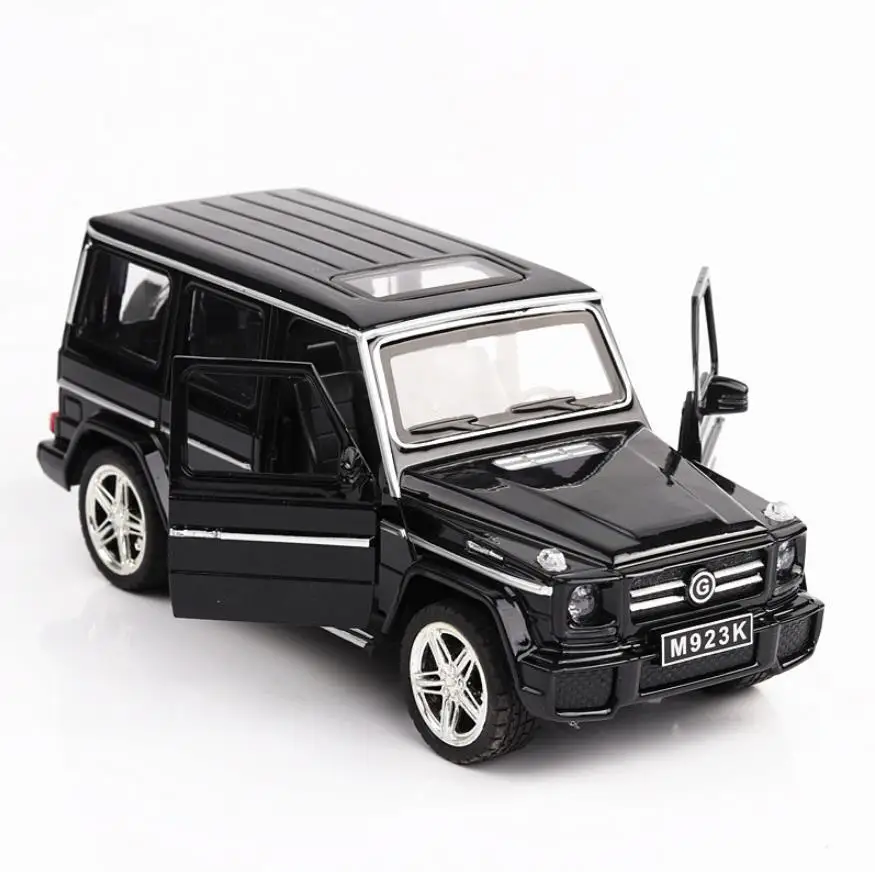 1/24 Mercedes G65 AMG игрушечные машинки модель автомобиля со звуком& светильник Коллекция игрушечных автомобилей, Детские кубики, игрушки для мальчиков для детей