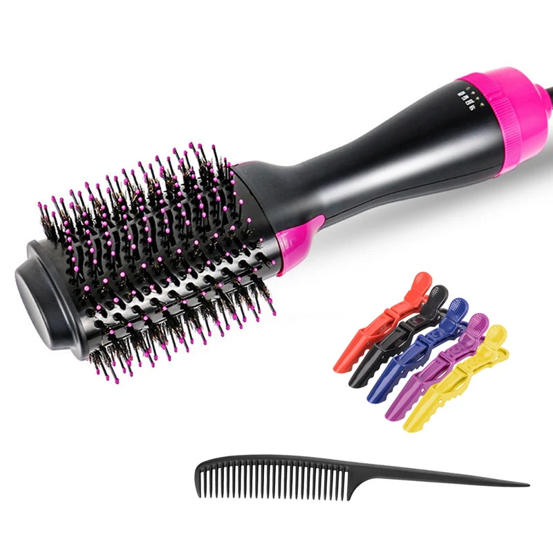 

Multifunctional Infrared Negative Ion Hot Air Comb Electronic Pro Hair Dryer Comb Straight Hair Curling Comb Salon Tool