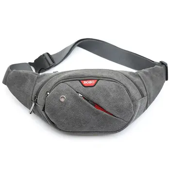 

Waist Pack For Men Women Fanny Pack Money Handbag Belt Travelling Mountaineering Shoulder Mobile Phone Bag Gray