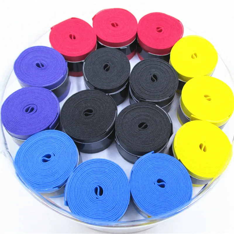 

NEW Dry Tennis Racket Grip Anti-skid Sweat Absorbed Wraps Taps Badminton Grips Racquet Vibration Overgrip Sweatband Hot Sports