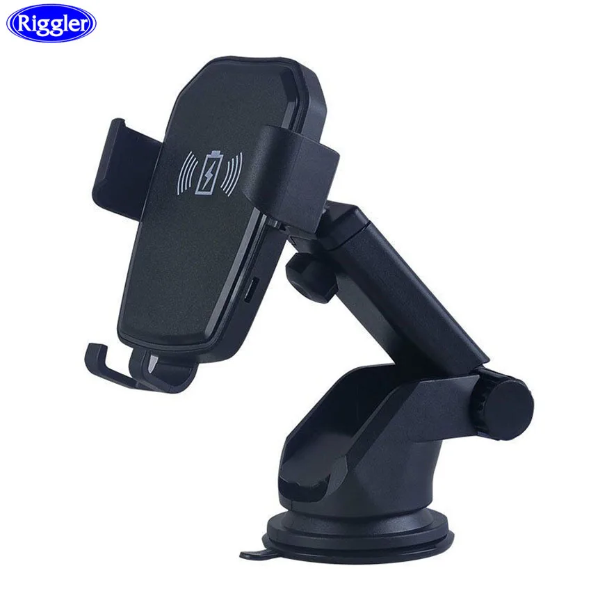 

Gravity Car Wireless Charger Holder Riggler Suction Mount Air Vent Phone Charging Holder for Iphone X 8 Plus Samsung S9 Note 8