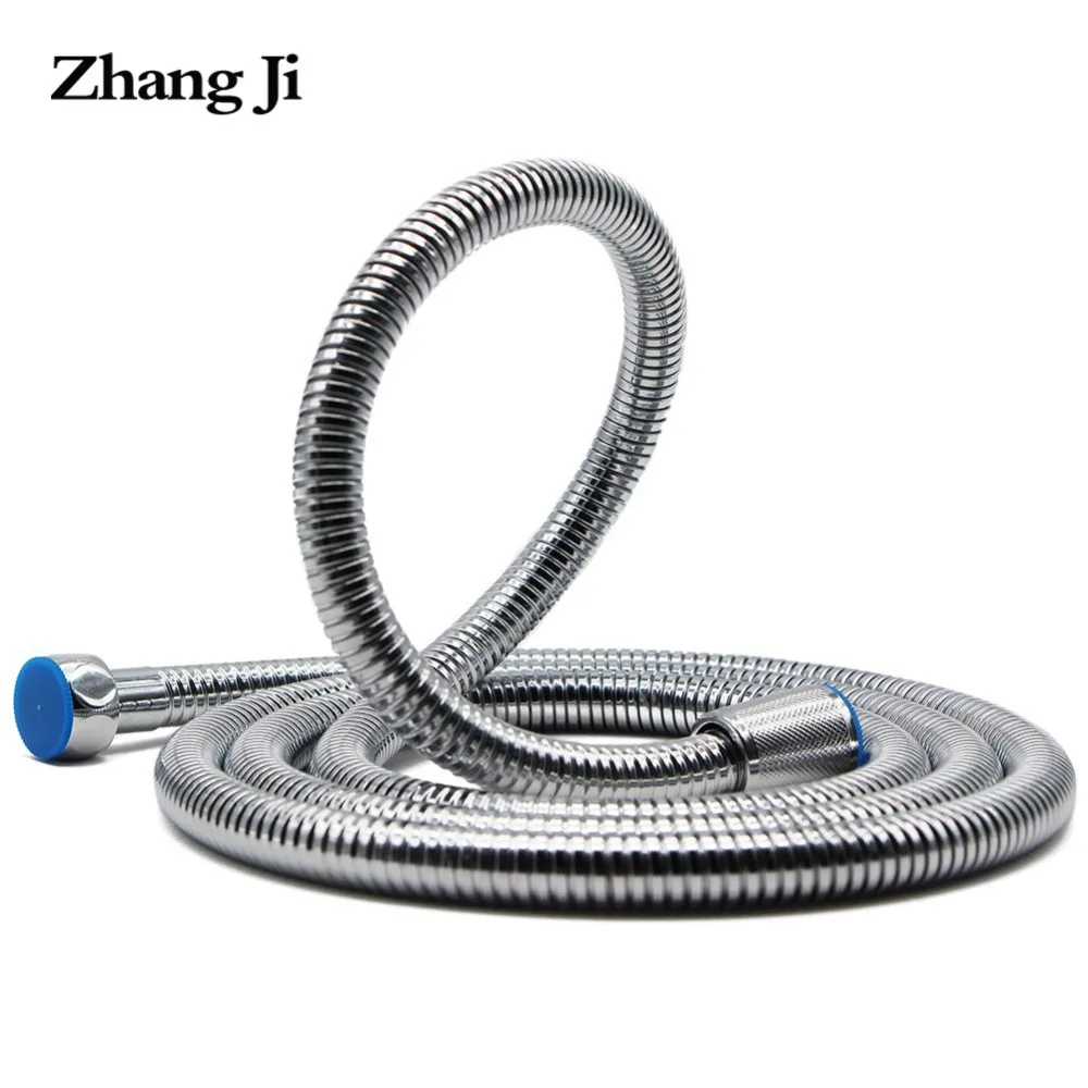 Zhangji حمام دش خرطوم 1.5 m عالية الجودة حمام من الفولاذ المقاوم للصدأ الاكسسوارات المكثف السباكة خراطيم لينة دائم المياه خرطوم