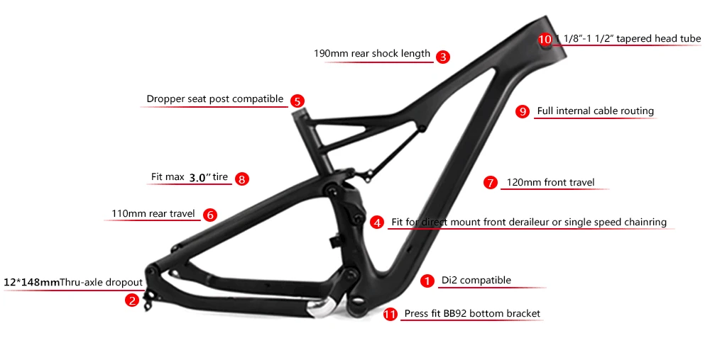 148*12 UD Хамелеон 29er Тайвань MTB 27,5 рама для горного велосипеда 650B диск из углеродного волокна Подвеска MTB рама Boost велосипедная Рама