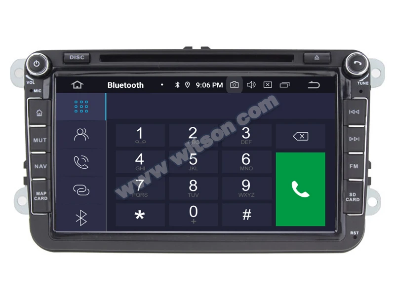 Excellent WITSON Android 9.0 4GB RAM CAR DVD PLAYER WITH GPS for Volkswagen TIGUAN/PASSAT/Golf 5(MK5)/Polo audio player system car audio 4
