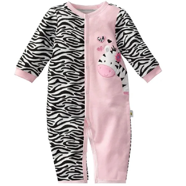 2017 Zebra Baby Rompers Baby Girl S Pajamas Baby Clothes Newborn