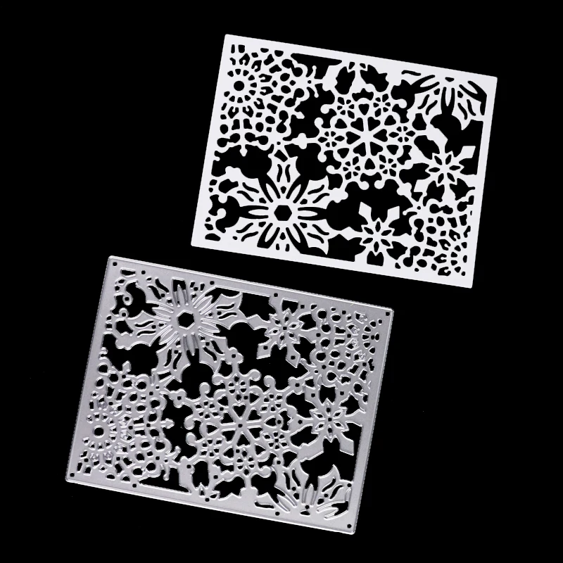 Cutting Die Christmas Dies background Snowflake Metal Cutting Dies paper craft Die Cuts for Card