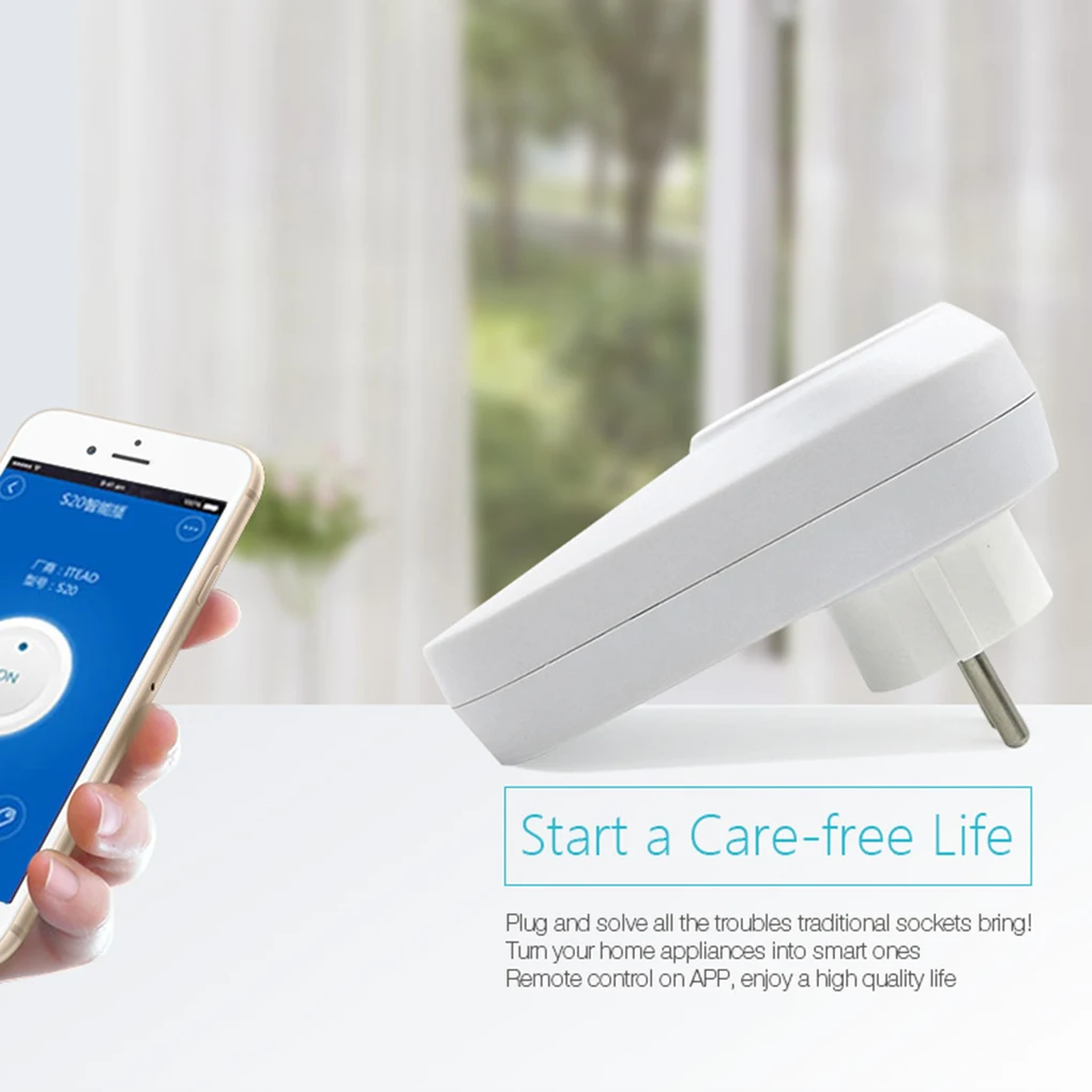 

ITEAD Sonoff S20 Phone Wifi Wireless Remote Control Smart Home Power Socket EU/US/UK For Sonoff