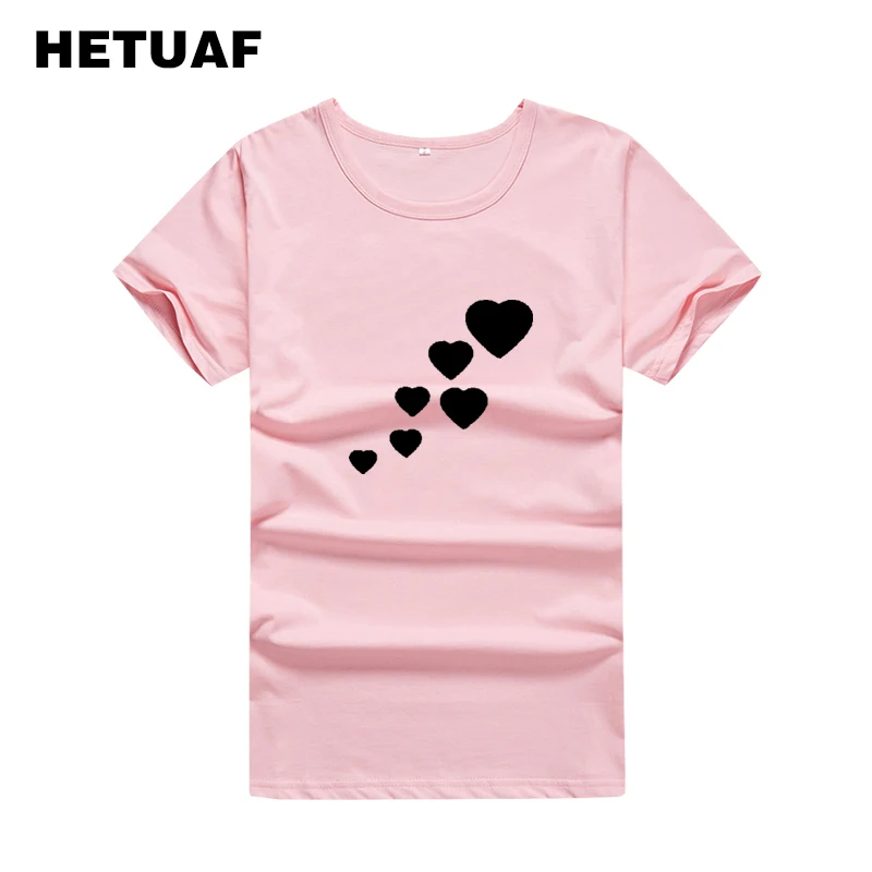 HETUAF Love 2018 Fashion Graphic Tees Women Ulzzang Punk Rock Couple T Shirt for Lovers Harajuku Printed Novelty Polera Mujer HETUAF Love 2018 Fashion Graphic Tees Women Ulzzang Punk Rock Couple T Shirt for Lovers Harajuku Printed Novelty Polera Mujer