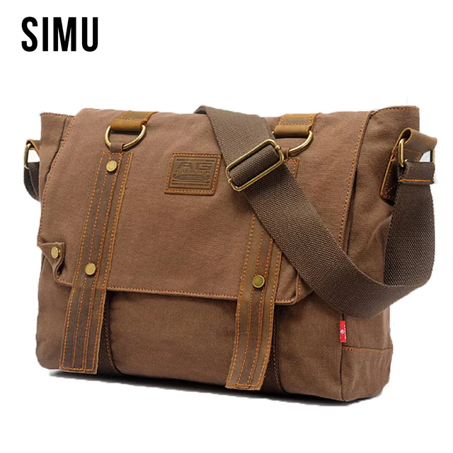 Men S Casual Canvas Messenger Bag Strap College Shoulder Bags Men S Casual Canvas Messenger Bag Strap College Shoulder Bags For Crossbody Chest Travel