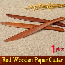 Красный деревянный бумажный резак для рисовой бумаги Xuan бумажный нож для открывания букв живопись, каллиграфия художественные принадлежности