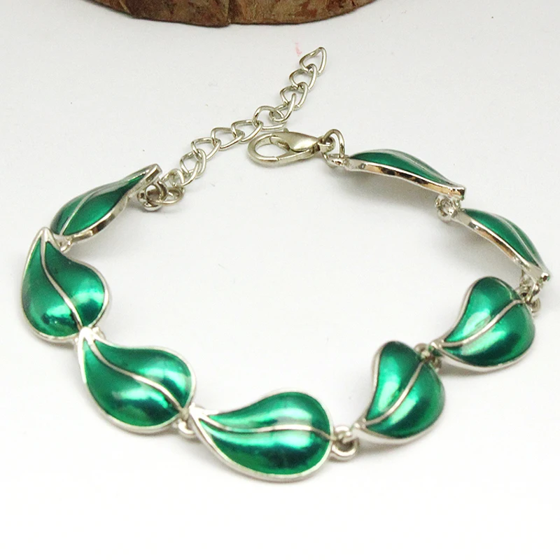 1pc/lot Hobbt Green Leaf Bracelet Wristband Cuff Jewelry Gift Free Shipping Lord Wholesale And Retail Cosplay Charm | Украшения и