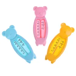 Дети термометр для ванны игрушка пластиковая Ванна воды Сенсор термометр Мультфильм Floating симпатичный медведь Детский термометр для воды