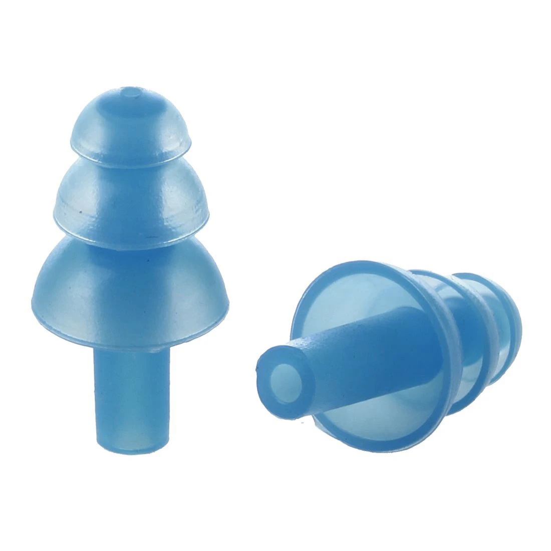 

Pair Swimming Dive Flexible Silicone Ear Plugs Earplug Blue #8