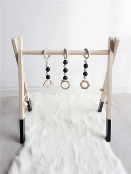 wooden baby gym