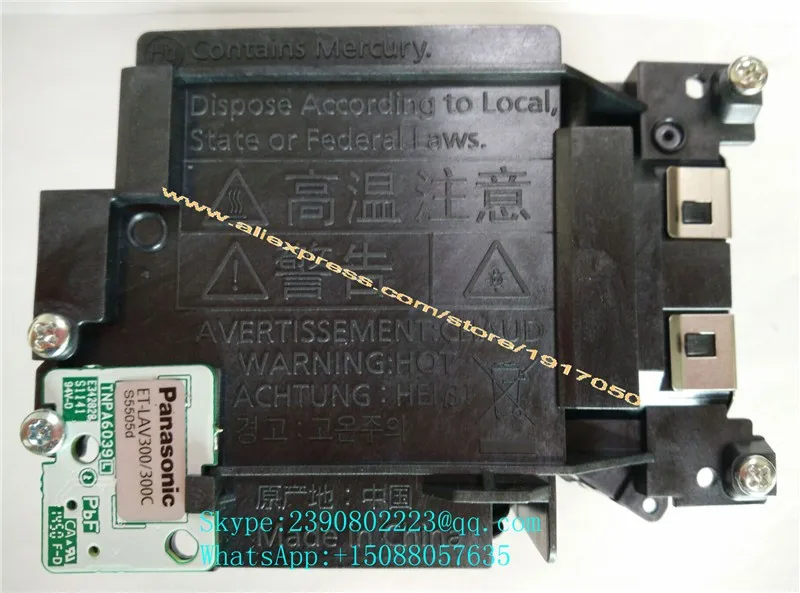 Оригинальная прожекторная Лампа для проектора Панасоник PT-BX425NC/PT-BW370C/PT-BX420C/PT-BX410C лампы с Корпус(ET-LAV300/LAV300C