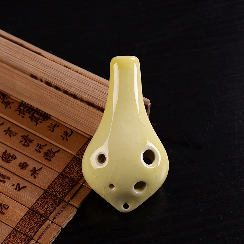 Ocarina тройной Sc 6 отверстий длинная трубка ocarina для начинающих ocarina музыкальный инструмент для отправки музыки ремешок