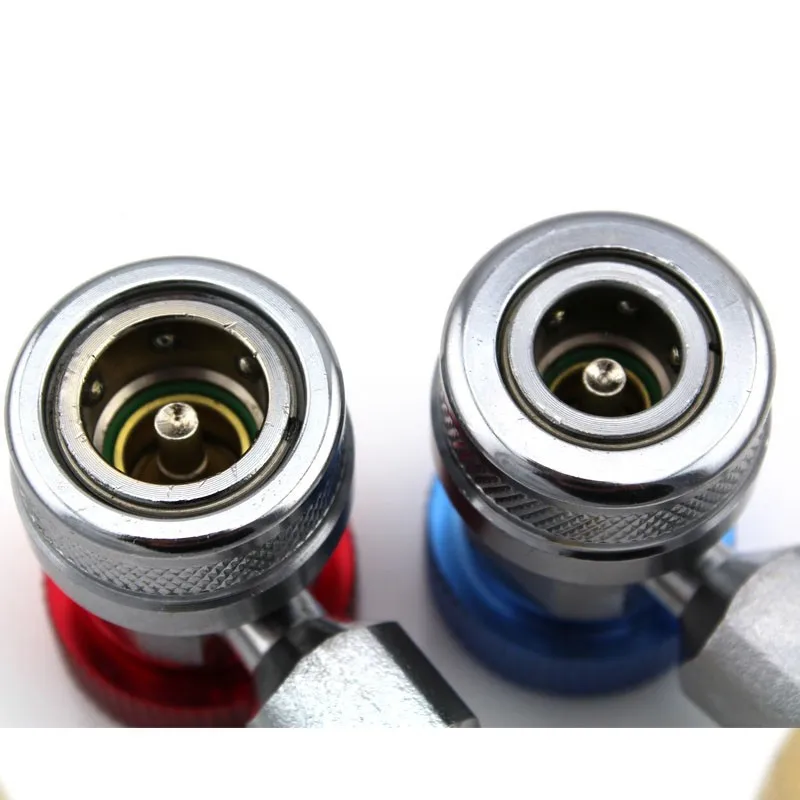 Deluxe Adjustable AC R134a быстрые муфты/разъемы/Адаптеры для кондиционера