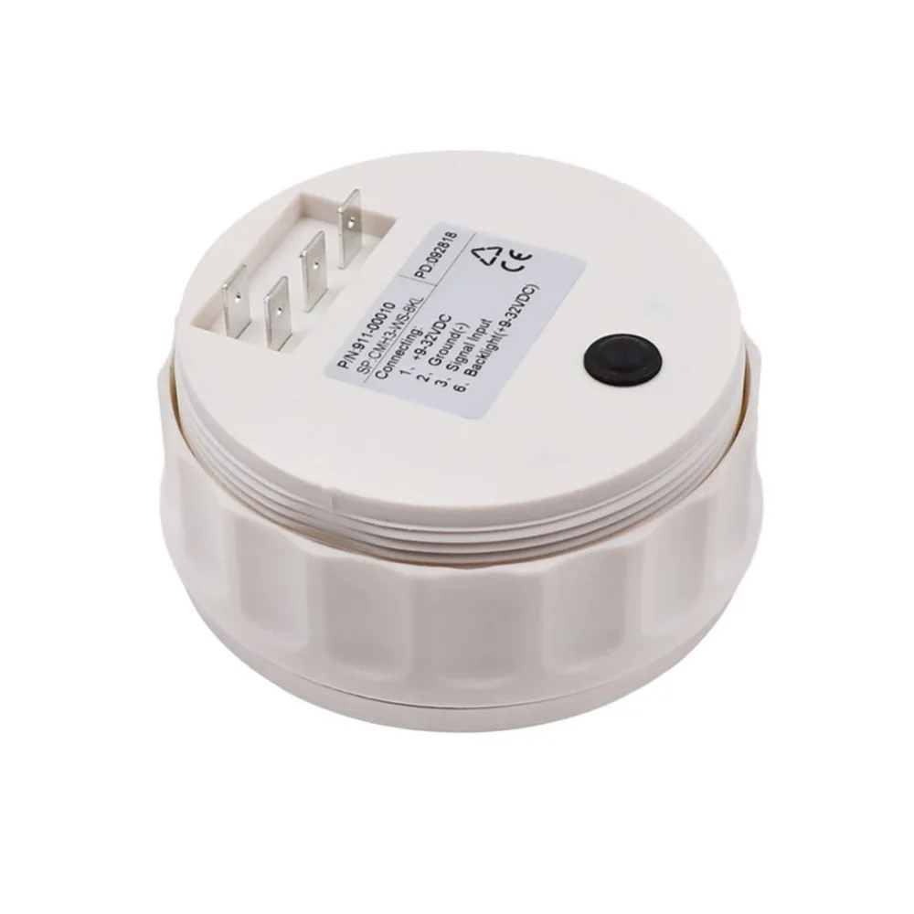 Красный Автомобильный Тахометр с подсветкой и ЖК дисплеем 85 мм Морской 40006000 8000