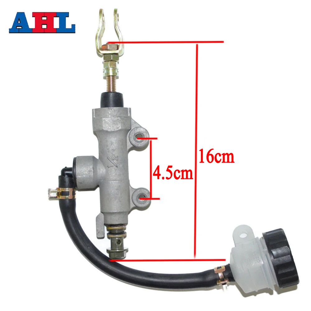 

Motorcycle Rear Foot Hydraulic Brake Pump For Suzuki Kawasaki Honda Yamaha TTR250 Modify Refit Rear Brake Master Cylinder Pump