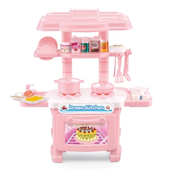 

Kids Girls Kitchen Toys Pretend Play Cooking Toys Tableware Sets Baby Toddlers Kitchen Simulation Toys