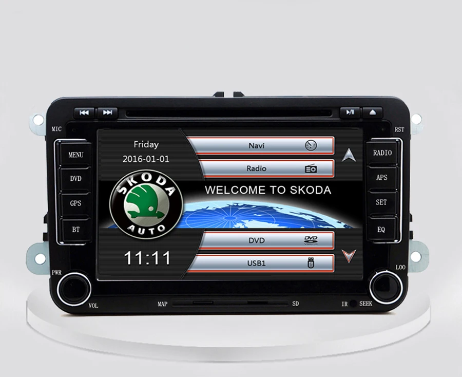 7 дюймовый GPS DVD с 3G WIFI для Skoda Fabia/ Superb VW Volkswagen Golf/5/6/7/ Passat B6/B7/CC / Touran/ Polo Tiguan/ Jetta |