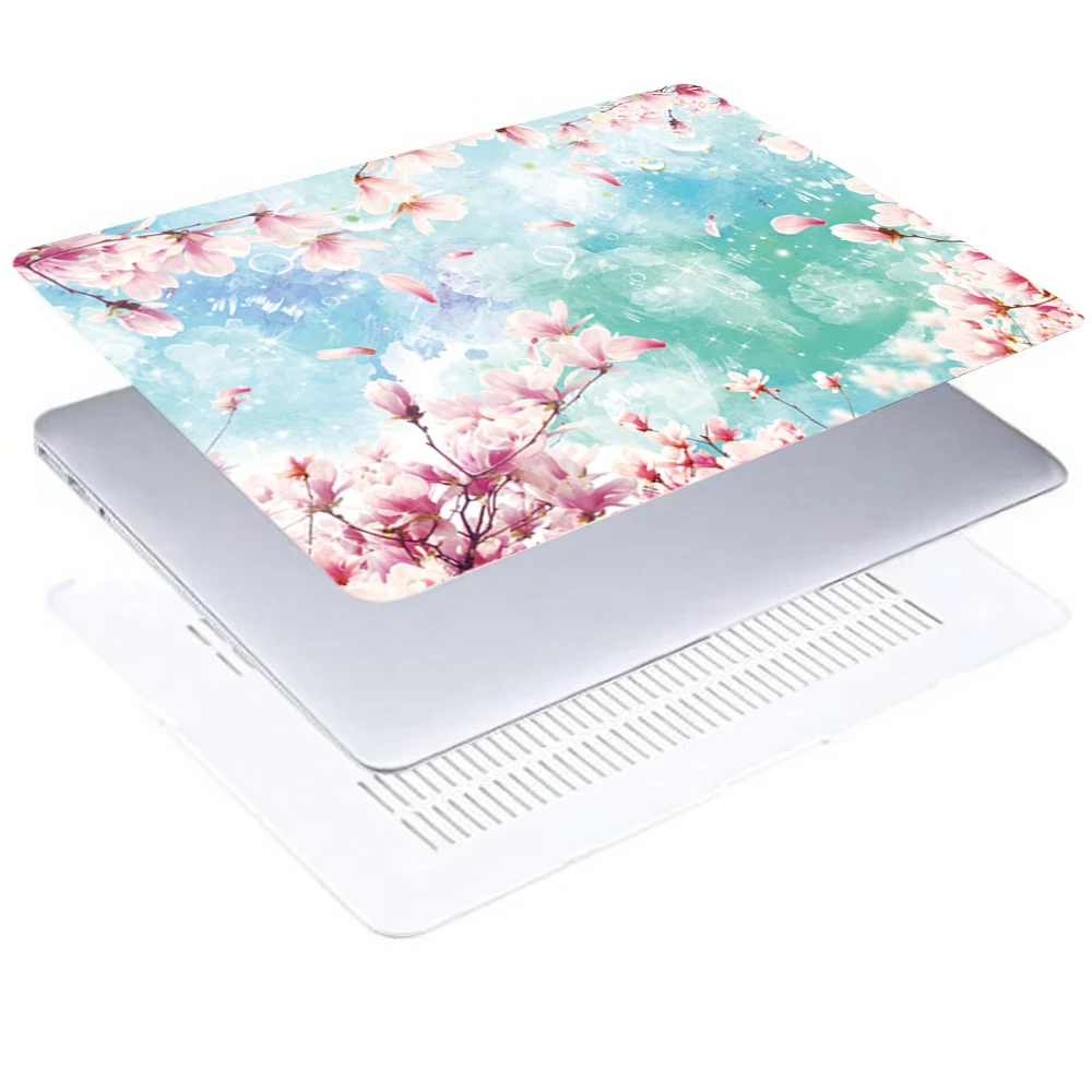 Viviration ПВХ жесткий Шарм Защитный чехол для ноутбука для Apple MacBook Air Pro retina, возрастом 11, 12, 13, 15 лет для mac book 13,3 15,4 A1707 A1708