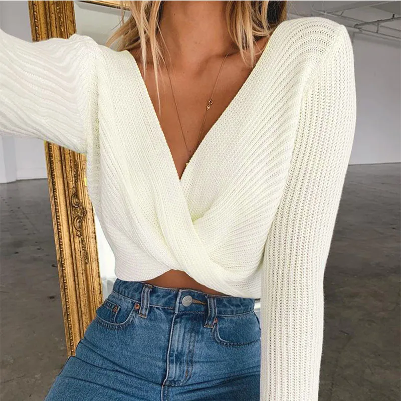 v short sweater women09