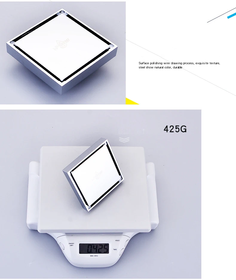 Латунный квадратный дезодорант трап ABS пластиковый сердечник большое смещение быстрая сторона дренаж Балкон Ванная комната дренаж