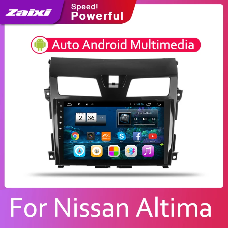 

ZaiXi 2din Car multimedia Android Autoradio Car Radio GPS player For Nissan Altima L33 2013~2018 Bluetooth WiFi Mirror link Navi