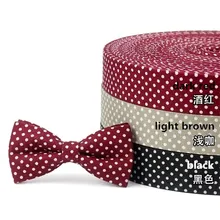 Темно-красный мальчик лук Галстуки для ребенка свадебные принт галстук дети точка лук Галстуки хлопок и лен бантом Подарок noeud papillon Gravata