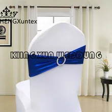 100 шт распродажа бронзированное покрытие стрейч лайкра стул полоса \ Подвязка из спандекса для стула для украшение для стула