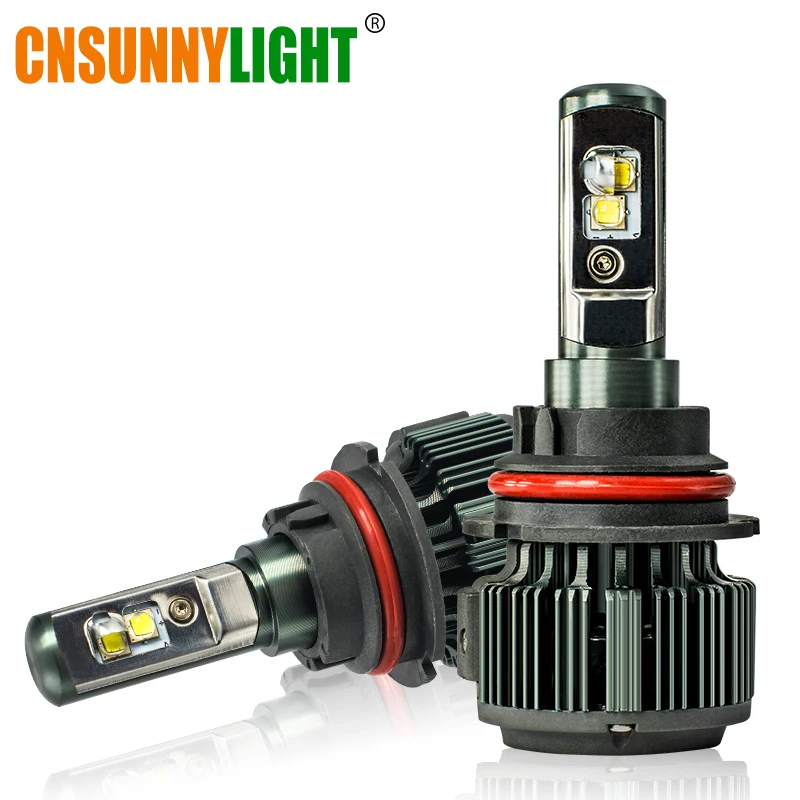 CNSUNNYLIGHT Автомобильные фары светодиодный H13 9008 9004 HB1 9007 HB5 для & основные 6000K Toyota