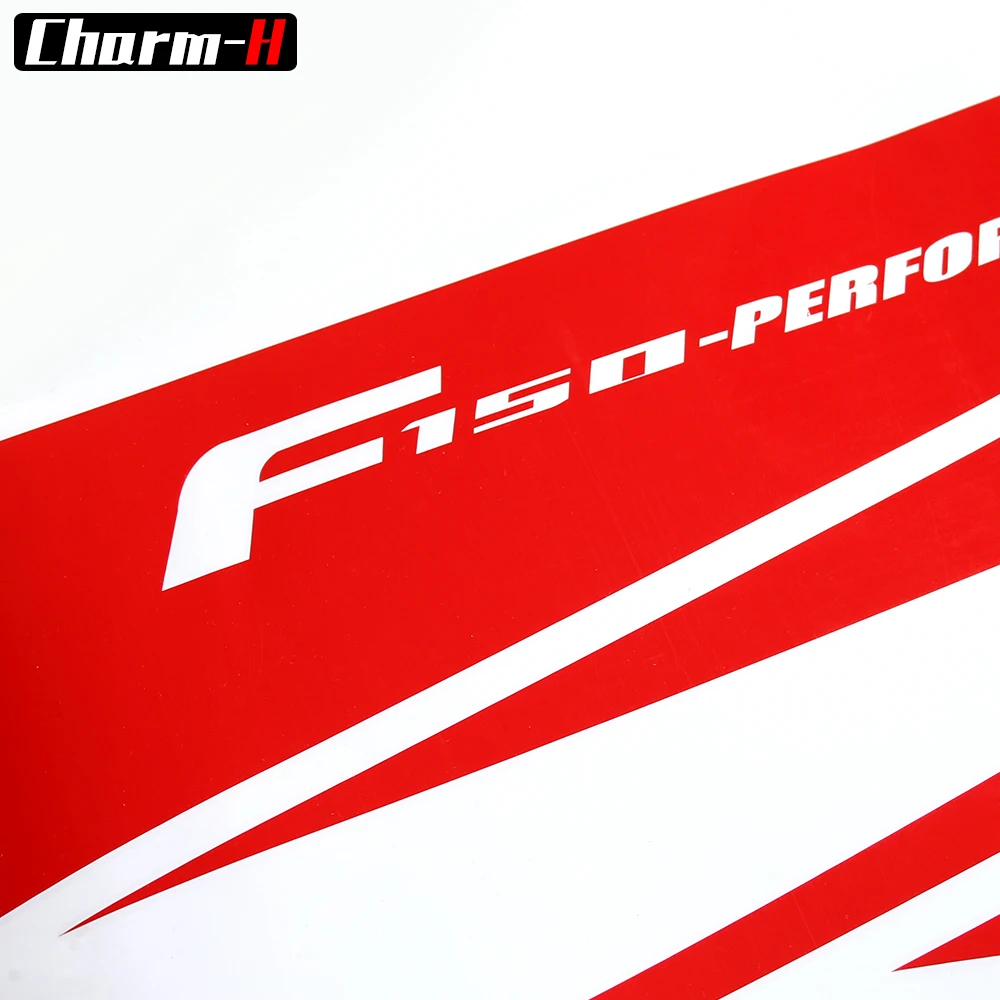2 шт. сбоку юбка в полоску двери Панель внедорожных F150 Performance Графический стикеры