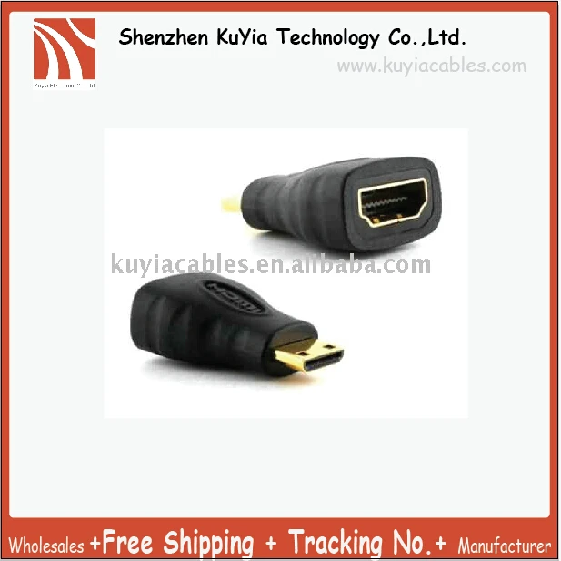 Free Shipping+100pcs/lot+HDMI Female to Mini HDMI Male adapter FOR cable extension | Электроника