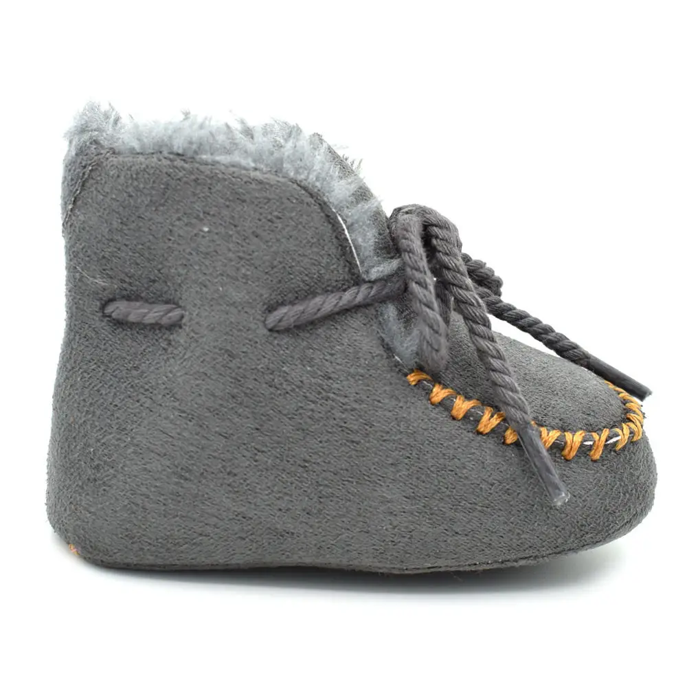 Детские сапожки из натуральной кожи с подкладкой из овчины ботинки для маленького мальчика меховой новорожденных Зимняя обувь детская обувь для малышей теплые шерстяные обуви