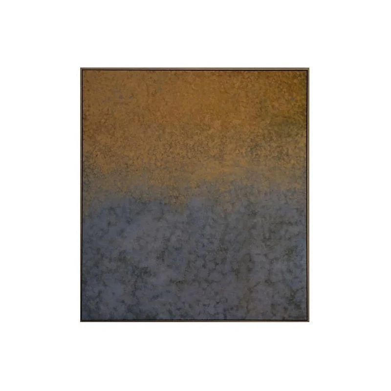 

Абстрактная картина маслом на холсте, золотистая и серая, ручная роспись