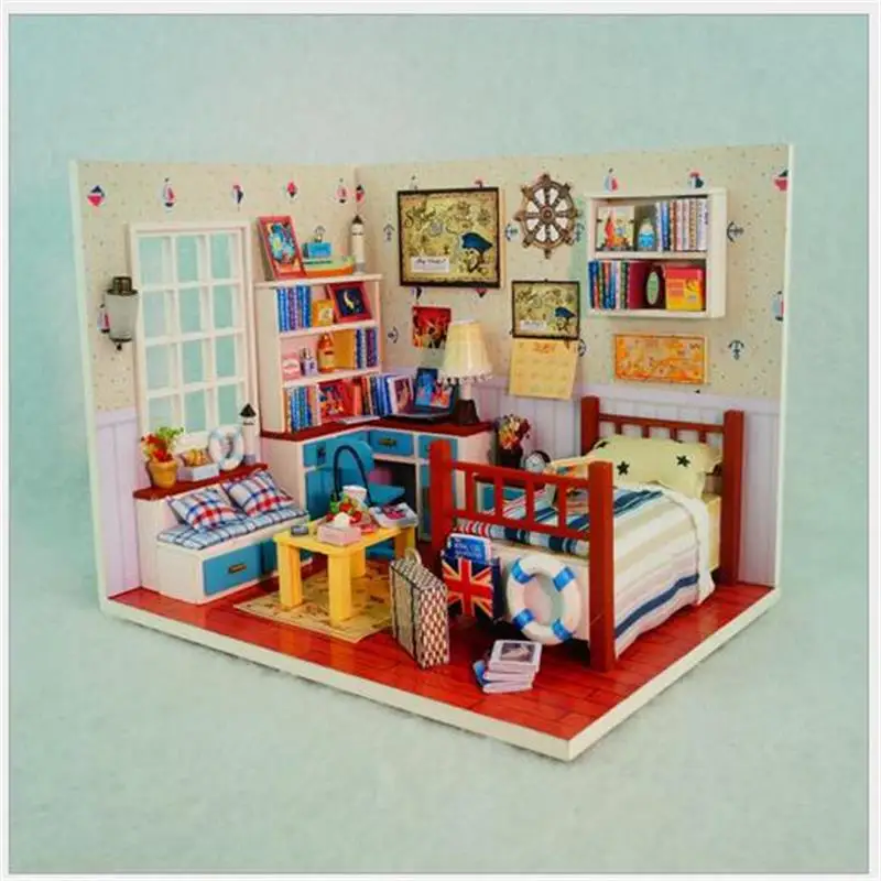DIY Doll House kids toys Miniature Dollhouse Model Building Kits Wooden Furnitures Toy Pretend Play kids toys Valentine Gift DIY Doll House kids toys Miniature Dollhouse Model Building Kits Wooden Furnitures Toy Pretend Play kids toys Valentine Gift