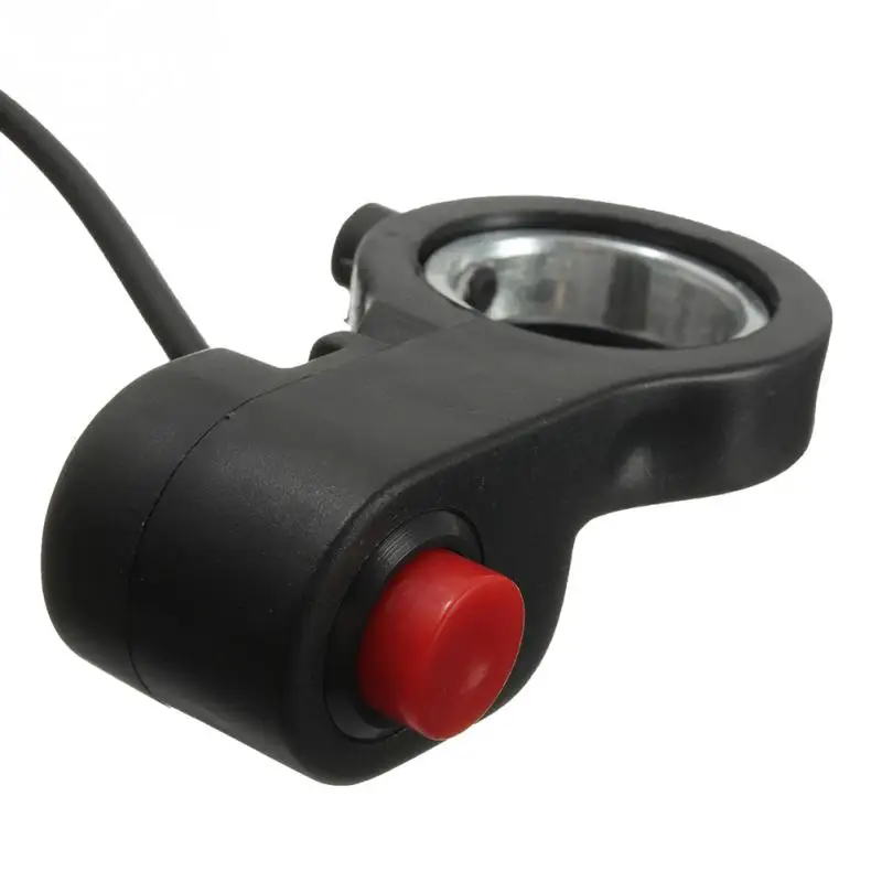 

7/8" Universal Motorcycle Bike Handlebar Grip Horn Switch Control Red Button