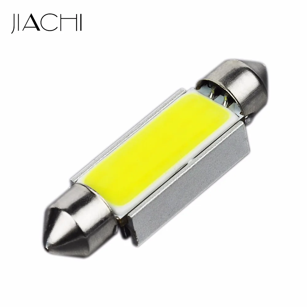 JIACHI 10 x LED Car Replacement Bulbs 12 volt C5W 41mm 42mm 18 cob