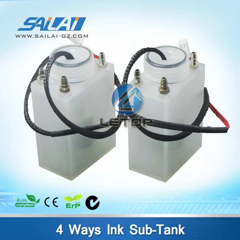 

On Sales!!solvent printer myjet ink sub tank 4 way for large format printer