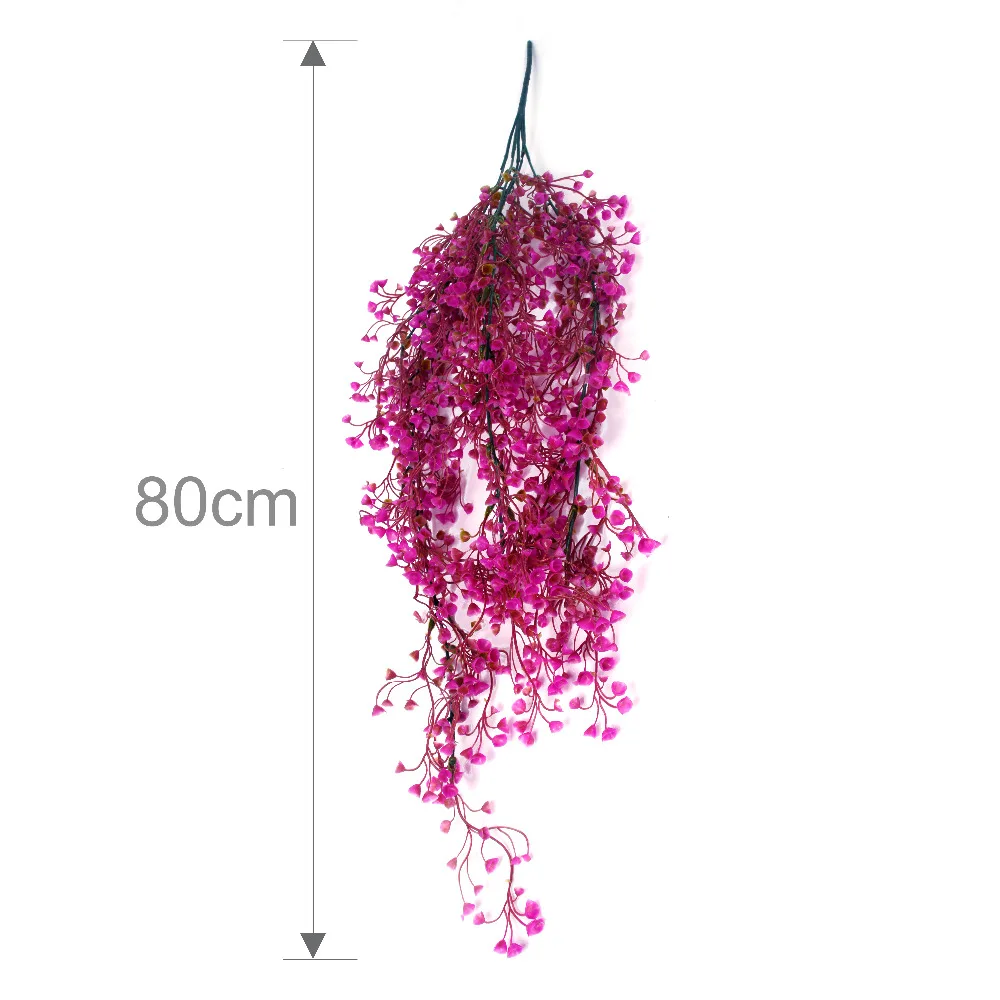 QIFU 1 шт. 80 см Цвет Lvy листья искусственные растения висят на стене растение подлокотник домашний садовый декор Свадебные украшения для вечеринки