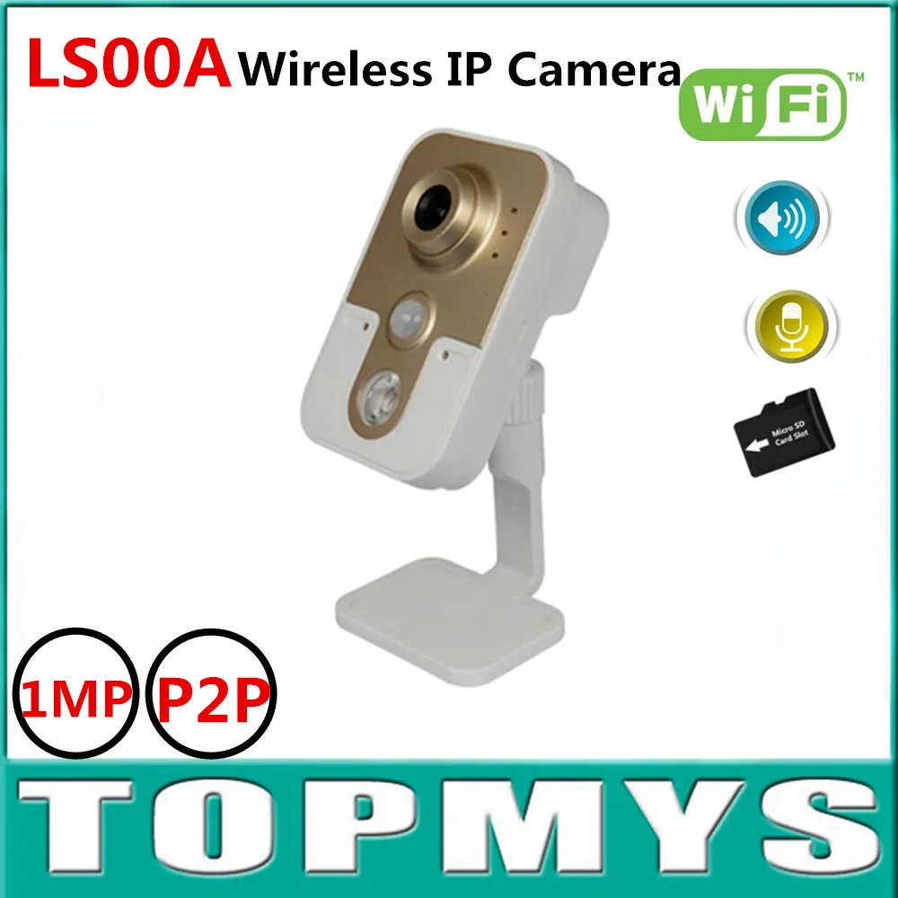

Wireless IP camera LS00A 1.0MP 720P HD Mini Camera P2P wifi Triple Stream camera built-in TF slot IR night vision Baby monitor