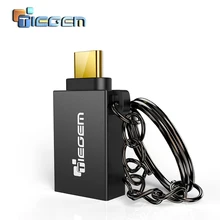 Адаптер TIEGEM type C type-C на USB 3,0 OTG кабель адаптер USB C конвертер для One plus 6T 5 Xiaomi Mi 8 huawei USB C OTG адаптер