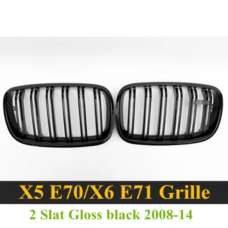 Передняя решетка для BMW X5 Series E70 E71 модель X6 SUV M Sport XDrive 2008 2014 1 пара|Гоночные решетки|
