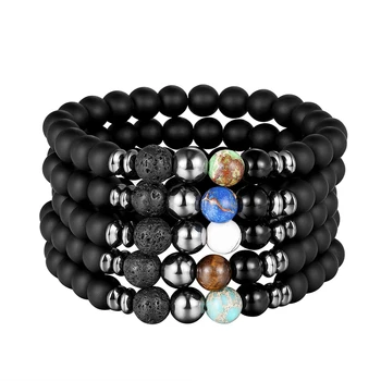 

10 Pieces/pack Chakra Bracelet Buddha Bracelet for Women Men Couples Friendship Pulceras Joyeria Gifts Wholesale Pulseras Hombre