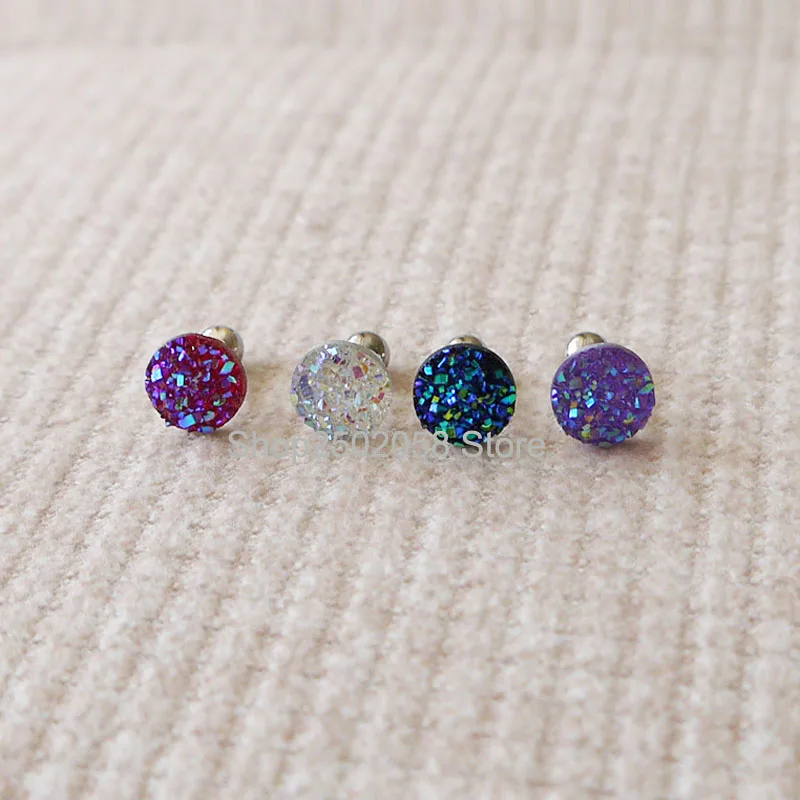 

2pcs Small cartilage barbell Upper Ear Ring piercing , cartilage Earring Tragus Helix Piercing ,Fashion jewelry