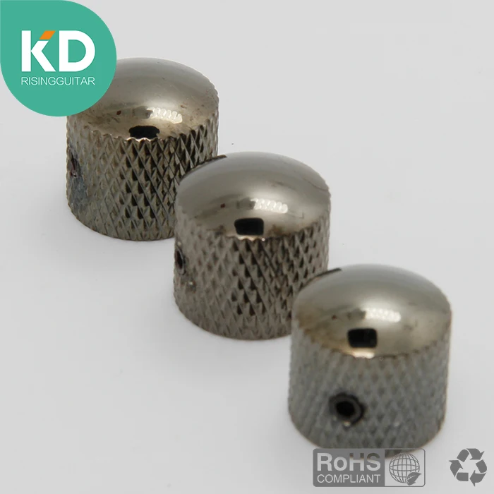 3 PC Guitar and Bass metal knob volume knobs tone knob guitar