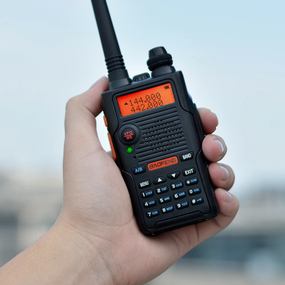 2 шт. Baofeng UV-5R EX 5 Вт Двухдиапазонная двухполосная рация портативная рация перезаряжаемая длинная радиосвязь с наушником настольное зарядное устройство