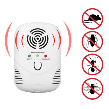 

Electronic Ultrasonic Mosquito Killer Repellent Mouse Trap Mosquito Repellent Insect Cockroach Trap Pest Control US/EU Plug